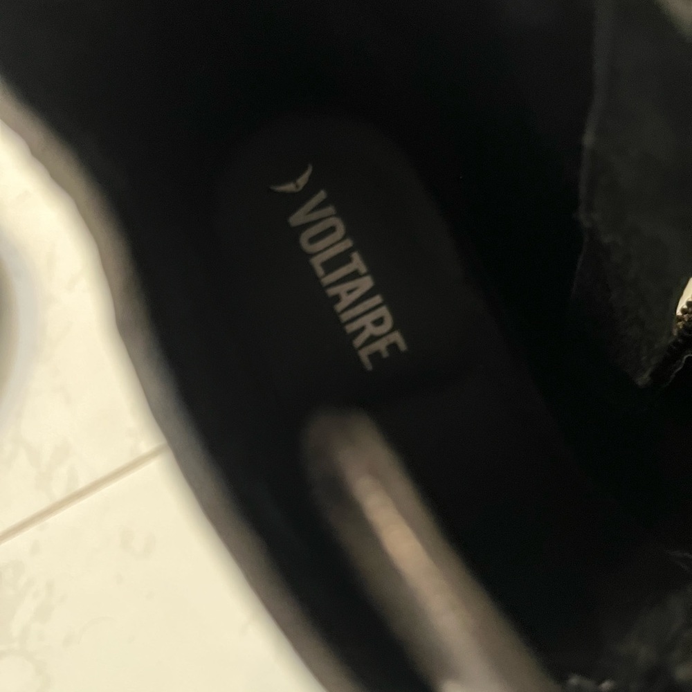 Zadig Voltaire black biker boots - Picture 6 of 6